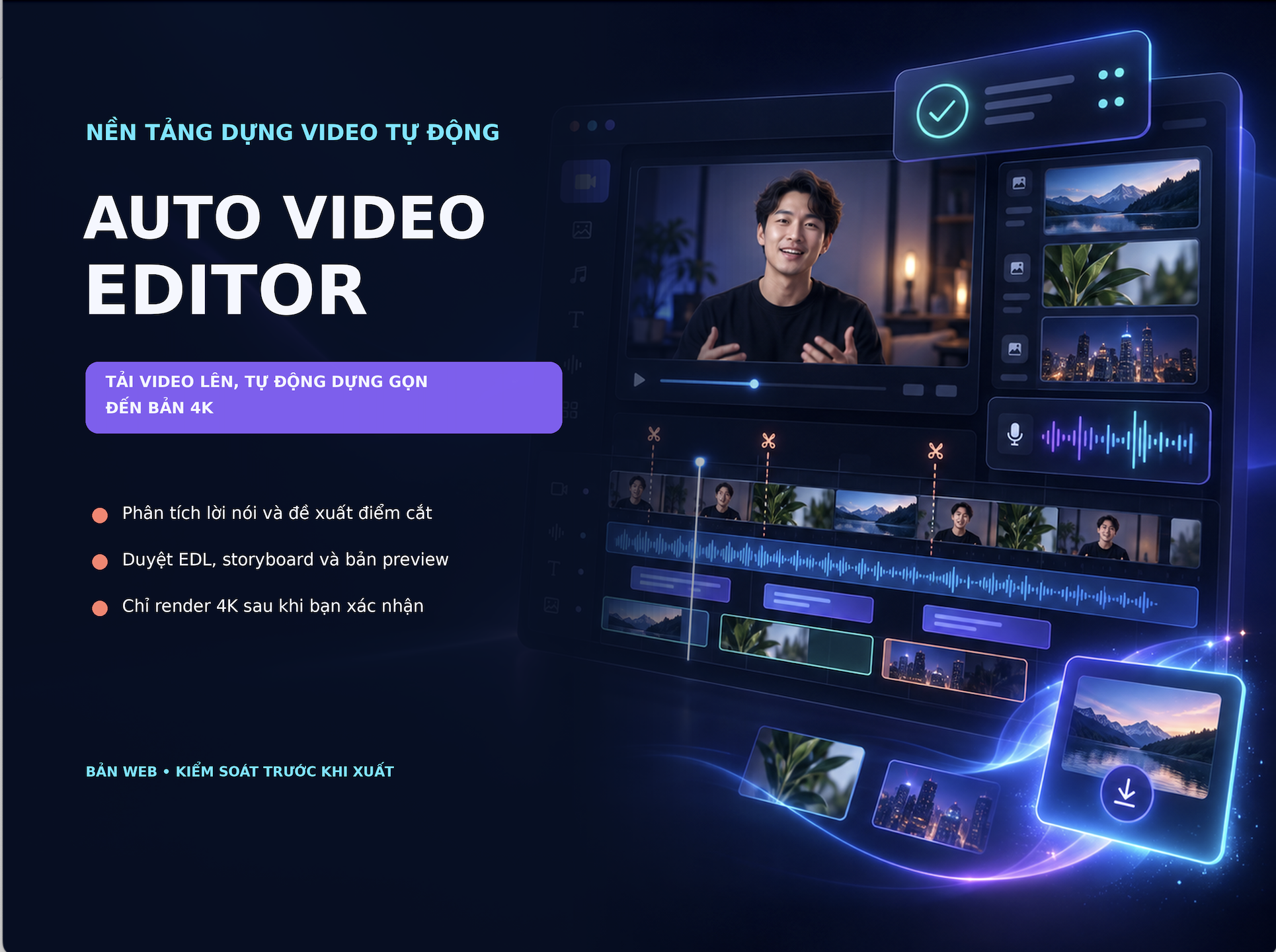 Edit Video tự động